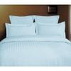 Bloomington 1000TC Self Striped Tailored Quilt Cover Set Pale Blue Double 180 x 210 cm