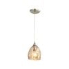CLA Lighting ORDITO Chrome with Glass Pendant Light - Champagne