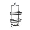 Barelli Black Over Shower Aluminium Rust Free Shower Caddy