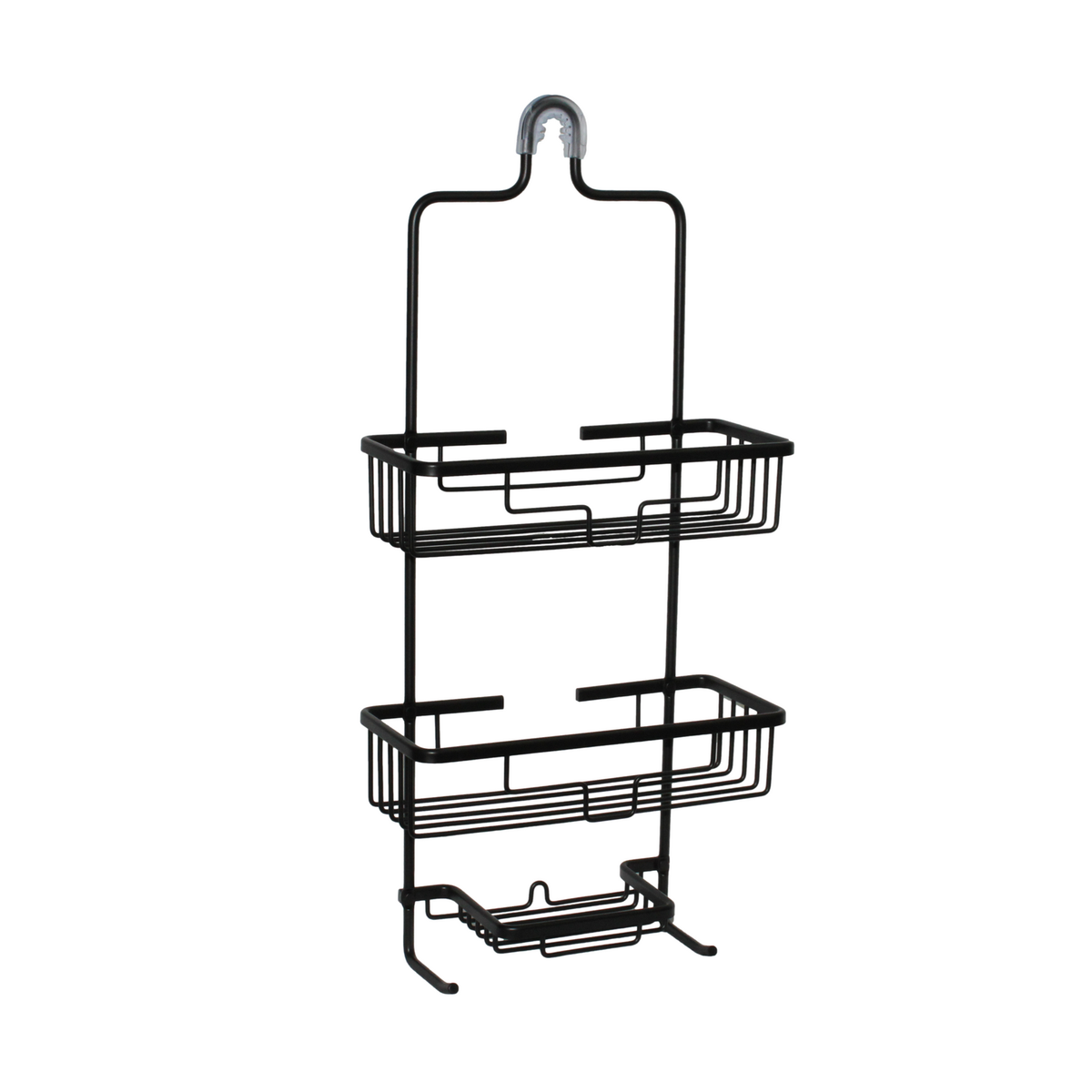 Barelli Black Over Shower Aluminium Rust Free Shower Caddy - Bunnings ...