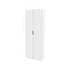 Lugna 2048 x 750 x 280mm White 5 Shelf Double Door Cabinet