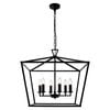 Cougar Lighting Perigan 6lt Pendant Light Black