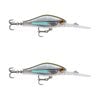 2x Rapala 7cm Shadow Rap Jack Deep Dive Crankbait Fish Lures - Live Roach