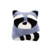 Huxford Grove Sheepskin Pet Racoon Cushion Home Decorative Pillow 35x40cm Multi
