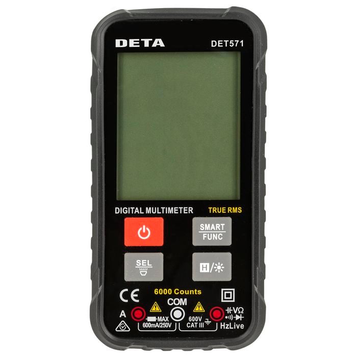 DETA 600V True-RMS Digital Multimeter