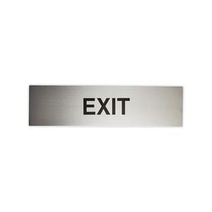 Sandleford 200 x 50mm Stainless Steel Exit Sign