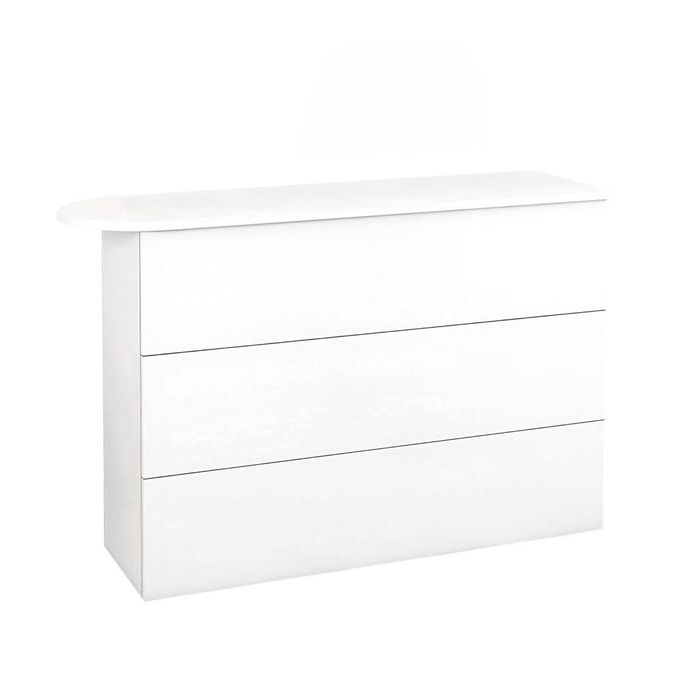 Lauft Reception Office Desk Counter With Cabinet Drawer Front Desk Lobby Table