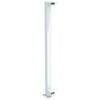 ProtectorAl 1010mm Pearl White Aluminium Flanged 90° Balustrade Post