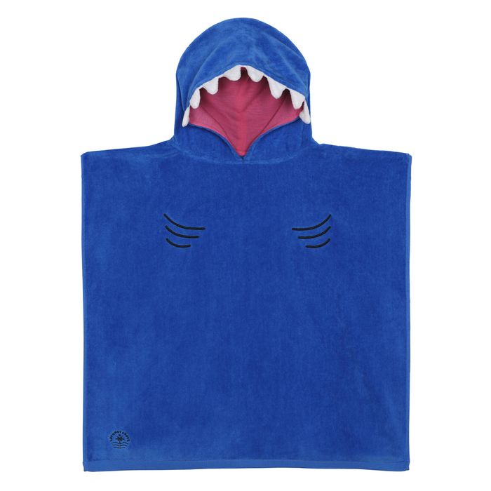 Coconut Grove Finn the Shark Kids Hooded Towel