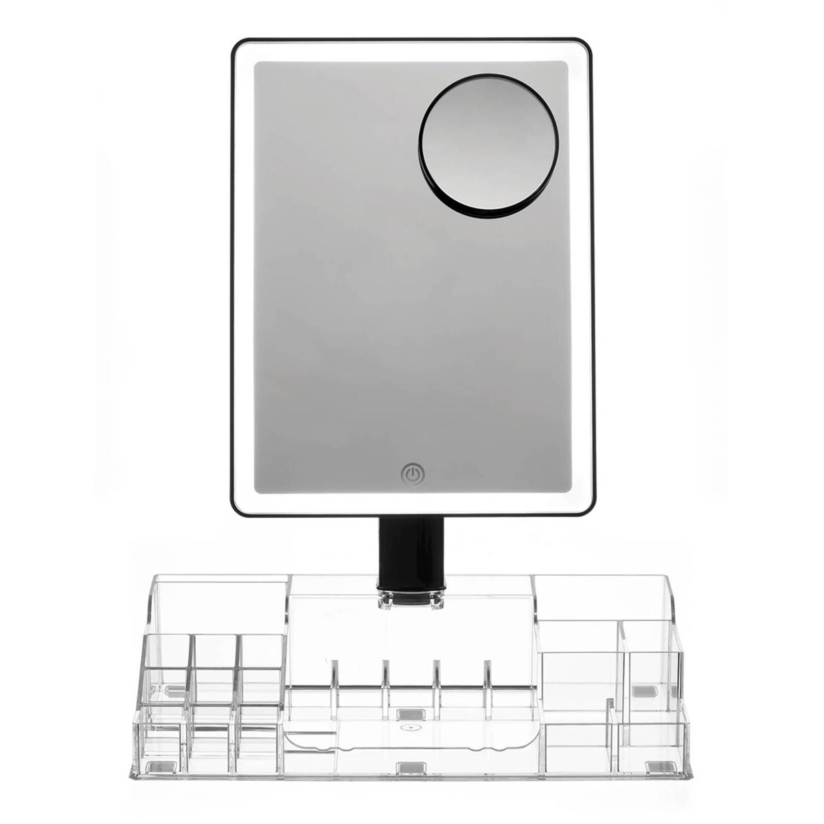 Homedics Radiance 30cm LED Illuminated Beauty Mirror w/ Makeup