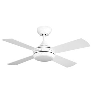Arlec 90cm White Boston II 4 Blade DC Ceiling Fan
