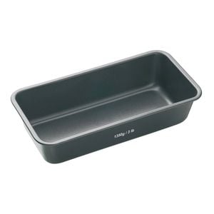 Mastercraft 28x13cm Heavy Base Non-Stick Loaf/Bread Pan Large - Black