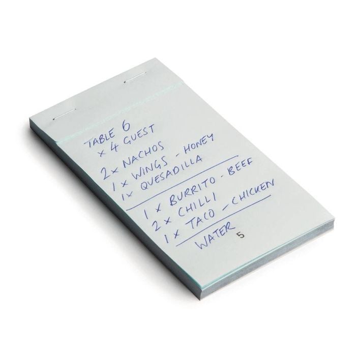 Olympia Waiter Pad Recyclable Carbonless Duplicate Small 50 Pack