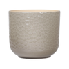 Borralheira 170 x 195mm Hammered Beige Indoor Ceramic Pot