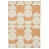 Loopsie-320cm X 230cm-tiari Half Moons Printed Peach And Cream Washable Rug