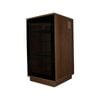 Tauris 1000mm Dark Oak Hollywood Turntable and Vinyl Storage Cabinet