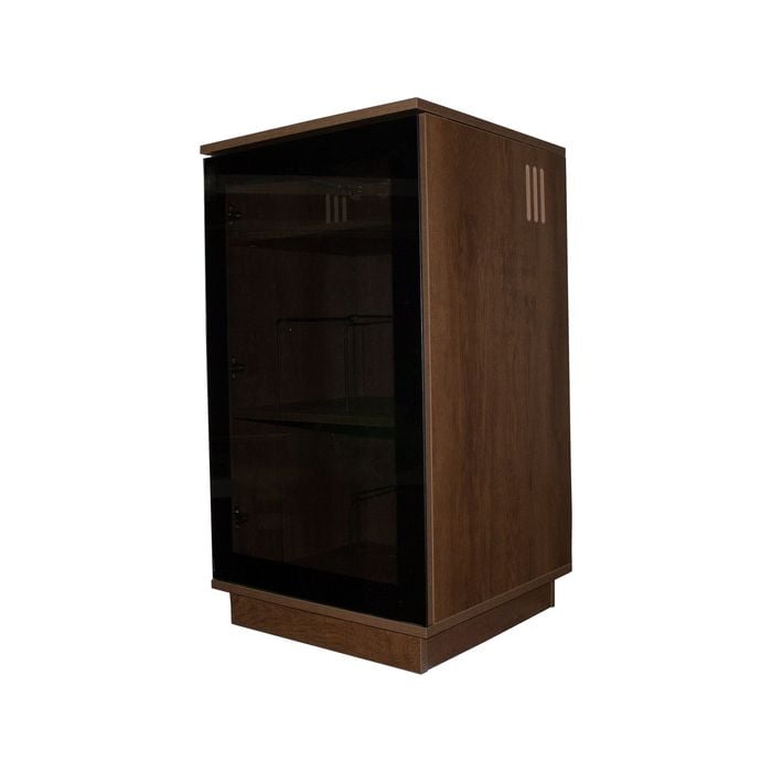 Tauris 1000mm Dark Oak Hollywood Turntable and Vinyl Storage Cabinet
