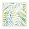 Artey | Dancing Palms I - Framed Canvas - Natural Frame - 50 x 50cm