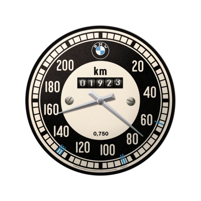 Nostalgic-Art Wall Clock BMW Speedometer