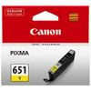 Canon CLI-651Y Yellow Ink Cartridge Original for Inkjet Printers