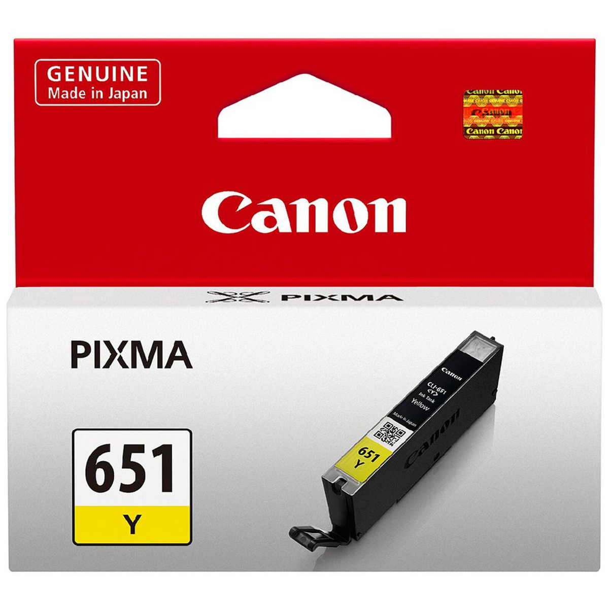 Canon CLI-651Y Yellow Ink Cartridge Original for Inkjet Printers ...