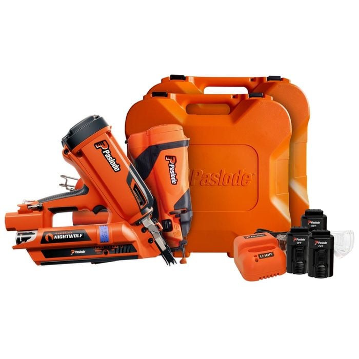 Paslode FrameMaster and TrimMaster Straight NightWolf Pair Nail Gun Kit SNW0018