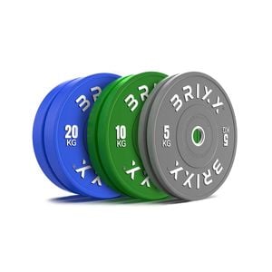 Brixx Pro Colour Olympic Bumper Plates - 70kg Package