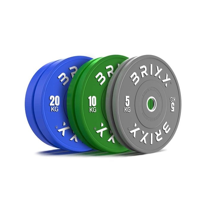 Brixx Pro Colour Olympic Bumper Plates - 70kg Package