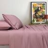 Gioia Casa 100% Vintage Washed Cotton Sheet Set with 1 Pillowcase - Rose - Single