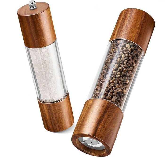 Wood Salt & Pepper Mills - Premium Grinder Set (2PCS)
