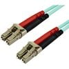 Startech.com 7m (22ft) Lc/upc To Lc/upc Om3 Multimode Fiber Optic Cable, Full Duplex Zipcord Fiber, 100gbps