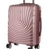 Pierre Cardin Cabin Hard-shell Suitcase Travel Luggage Bag 54cm/48l Rose