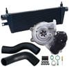 Upgrade Billet Turbo Charger With 52mm Intercooler & Hoses For Toyota Fortuner 1gd-ftv 2.8l 2015-2020