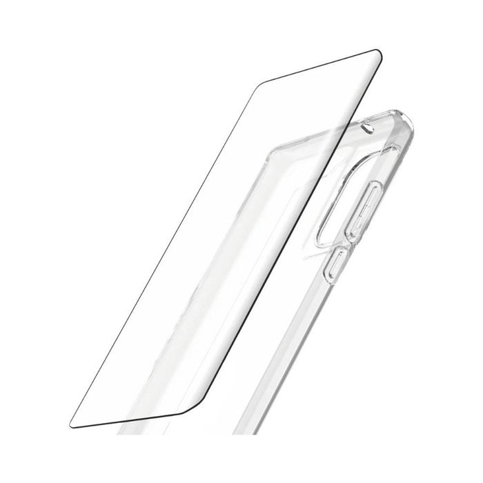 ITSKINS Essentials 360 Clear Case Tempered Glass for Motorola G86 Full Body Drop Scratch Protection