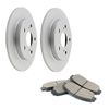 Basco Rear Brake Pads + Rotors for Toyota Corolla ZRE182 ZRE152 ZWE186, Auris NZE151 -BRK1031