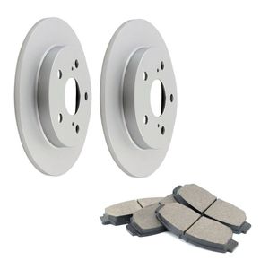 Basco Rear Brake Pads + Rotors for Toyota Corolla ZRE182 ZRE152 ZWE186, Auris NZE151 -BRK1031