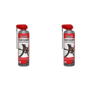 2PK Soudal Bike/Bicycle Chain Dirt Cleaner Spray Can 500ml