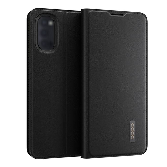 OPPO Reno 4 5G Book Flip Protective Cover - Black