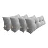 SOGA 4x 100cm Silver Wedge Pillows