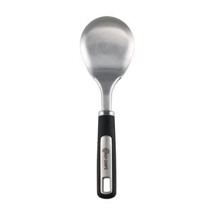 Easy Grips Stainless Steel Rice Spoon Black
