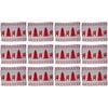 12PK LVD Placemat Christmas Row Decorative Tableware/Serveware