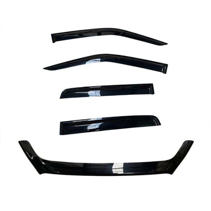 Tinted Bonnet Protector & Weathershields For Isuzu Mu-x 2017-2019