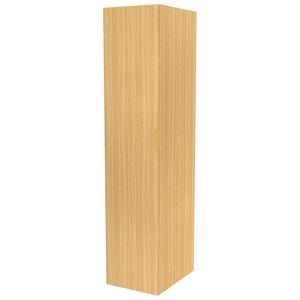Lugna 2048 x 450 x 580mm Sand Double Hanging Left Hinged Door Storage Cabinet
