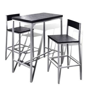 vidaXL Counter Height Breakfast Bar Set Home Kitchen Furniture Table Chairs