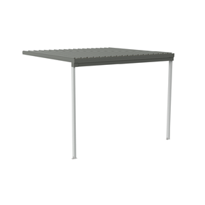 Absco Structures 3.00 x 3.00 x 3.00 Single Patio Cover – Woodland Grey