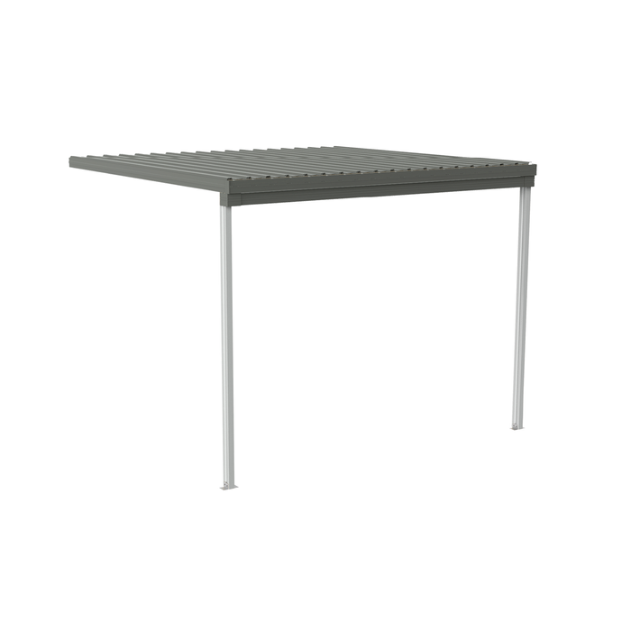 Absco Structures 3.00 x 3.00 x 3.00 Single Patio Cover – Woodland Grey