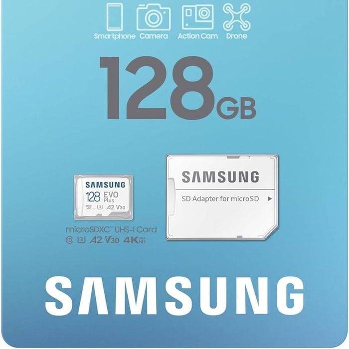 Micro SD Card 128GB Samsung Evo Plus micro SDXC Class 10 Camera Memory 160MB/s