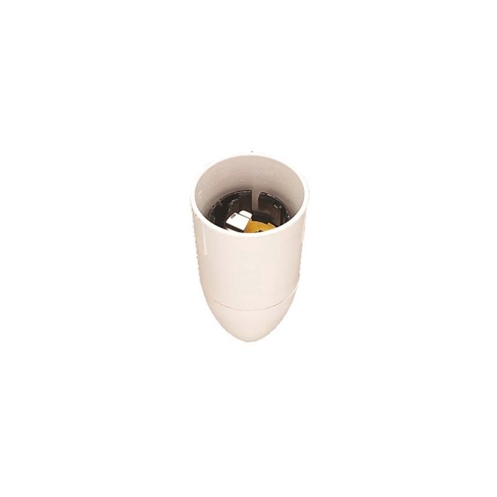 HPM Safety Lampholder 3A B22 - White