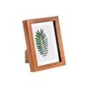Nicola Spring Acrylic 3d Box Photo Frame With 4" X 6" Mount - 5" X 7"  - Dark Wood
