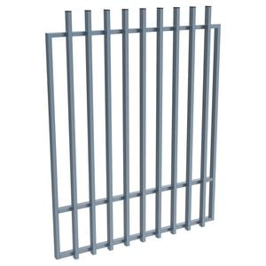 ProtectorAl 800 - 1200 x 1500mm Deep Ocean Aluminium Batten Pool Gate